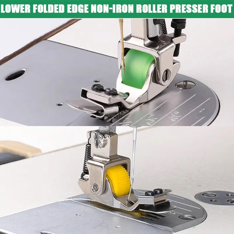 1+1 Free | Versatile Roller Foot for Sewing Machines - Adjustable for Perfect Hems - Image 2