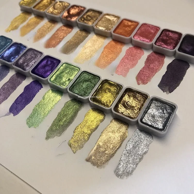 PearlScent - Powder Mineral Pearl Pigment Art Watercolor Paint - Image 2