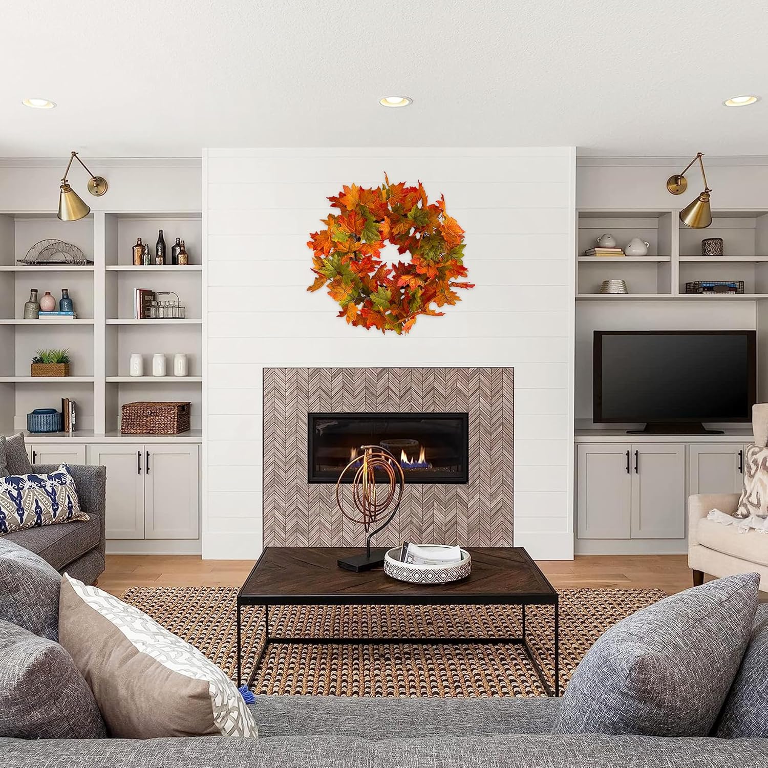 AmberHarvest™ Signature Wreath — Fill Your Home with Lasting Warmth and Fall’s Cozy Magic - Image 7