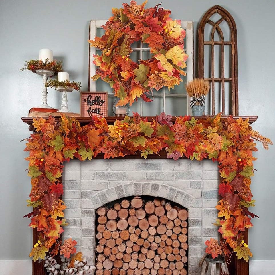 AmberNest™ Autumn Harvest Wreath — Ignite Lasting Cozy Charm and Celebrate Fall’s Warm Embrace - Image 17