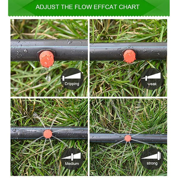 aldorian-Aquaflow Adjustable Irrigation Drippers Sprinklers | Set of 30 PCS - Image 2