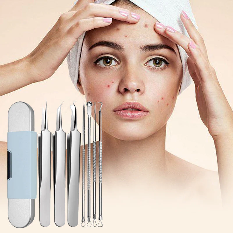 Stainless steel blackhead removal kit - Image 4