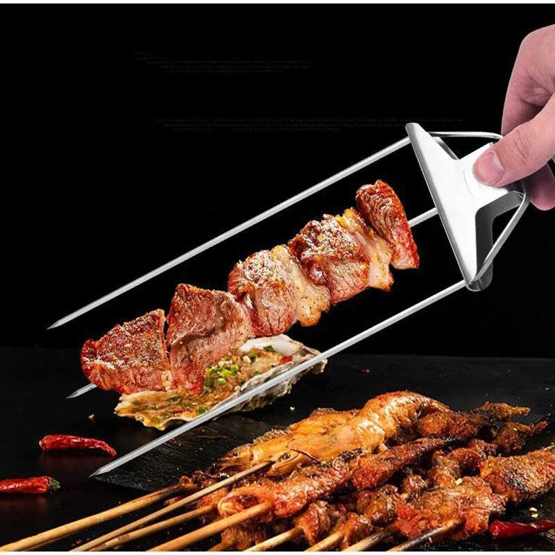 BlazeCraft™ Pro Skewers — Effortless Grill Mastery for Juicy, Perfectly Seared BBQ Every Time - Image 2