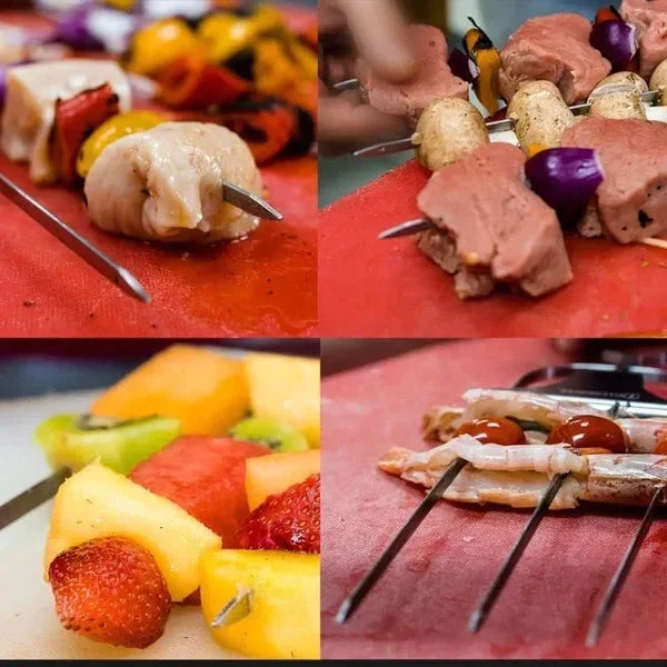 BlazeCraft™ Pro Skewers — Effortless Grill Mastery for Juicy, Perfectly Seared BBQ Every Time - Image 8