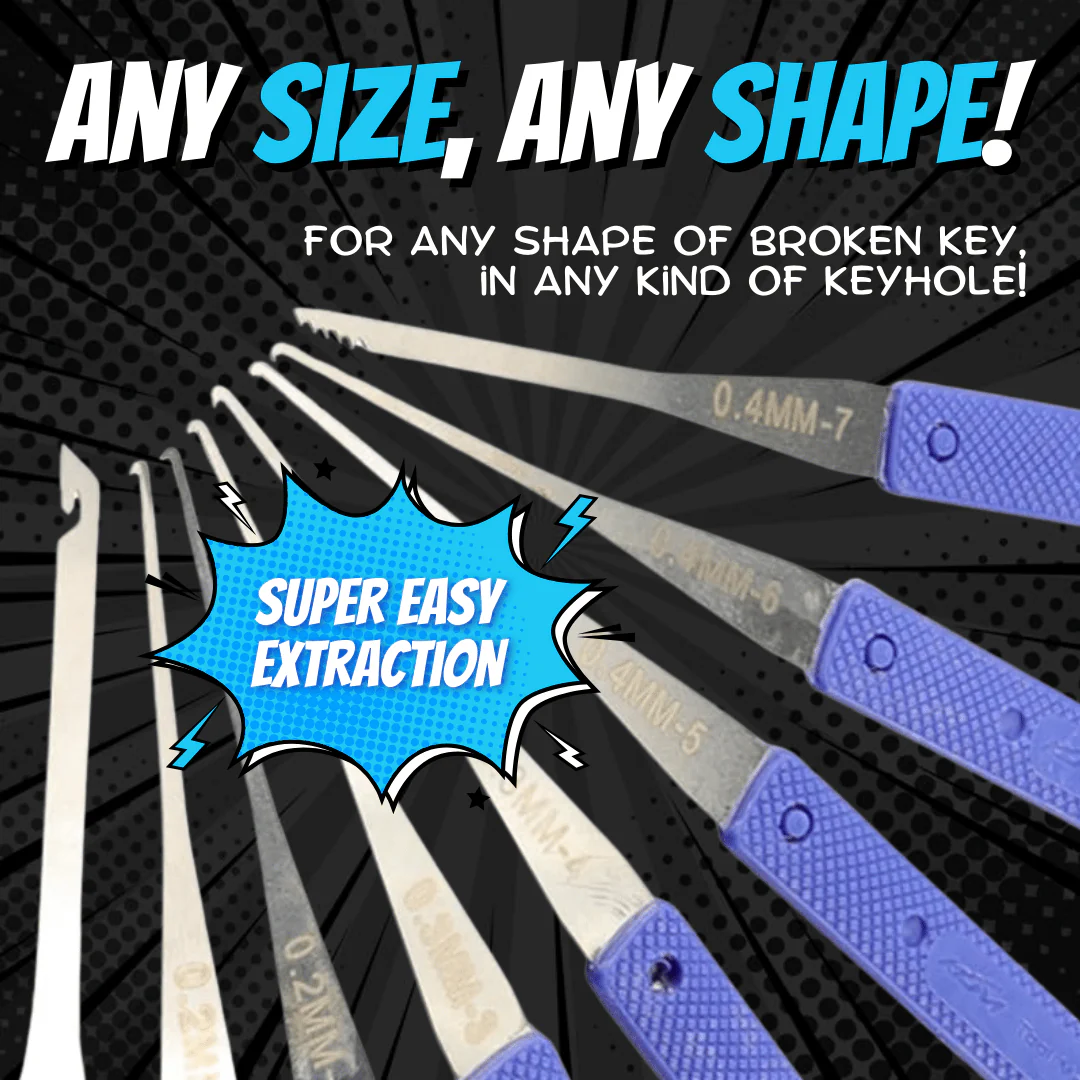 Broken Key Extractor Set – Easily remove broken keys from any lock! - Image 9