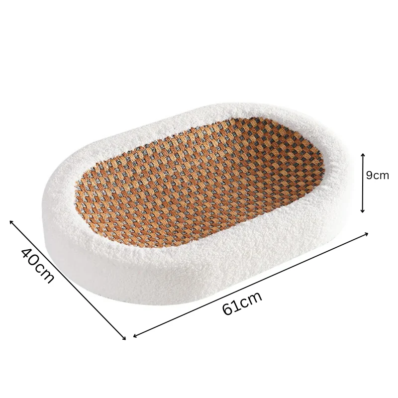 50% discount | Cat Scratch Lounge - Plush cat bed with scratchable surface - Image 2