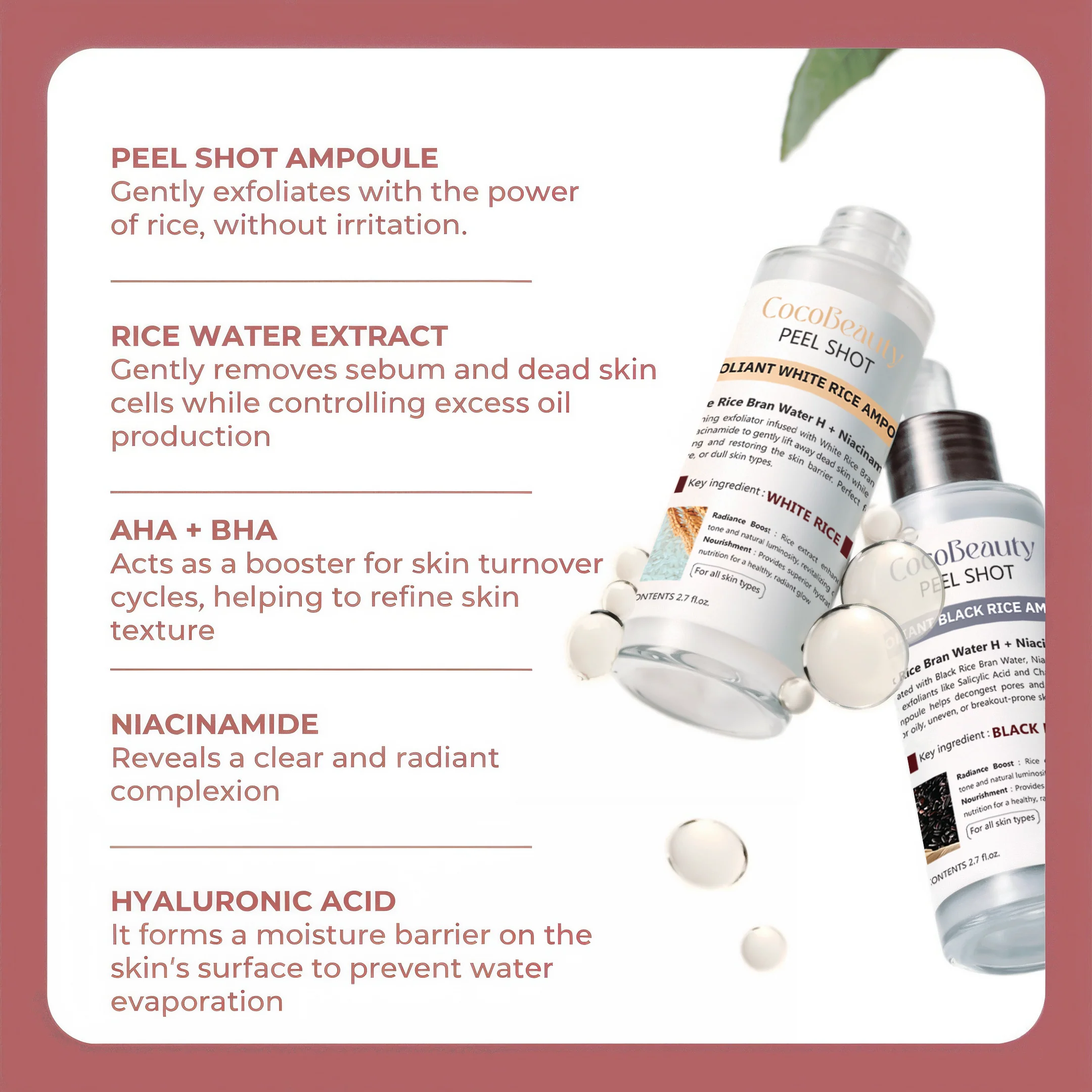 Arvilaro's Peel Shot Glow Rice Ampoule - Image 2