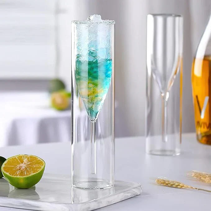 Crystal glasses with levitating effect for champagne - Image 4