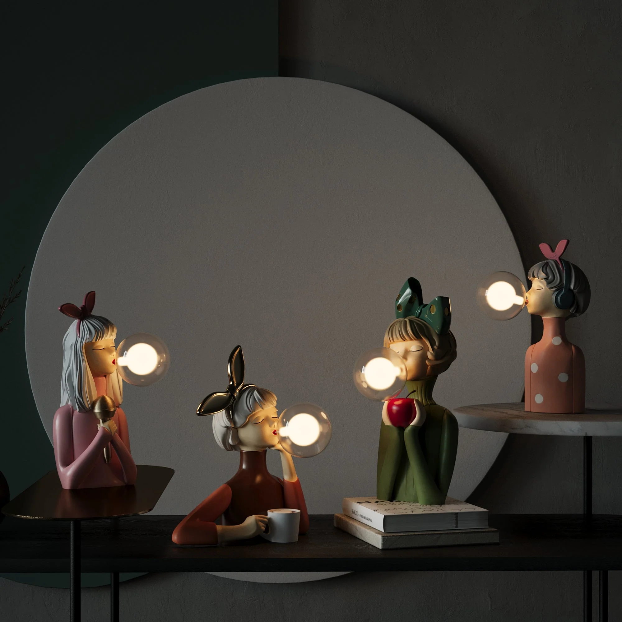 DecoGlam | Artisan Sisters Table Lamp - Image 4
