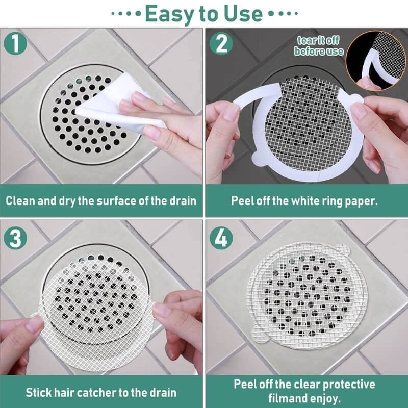 Disposable Drain Shields™ — Keep Hair Out and Enjoy Fresh, Flowing Drains Effortlessly - Image 14