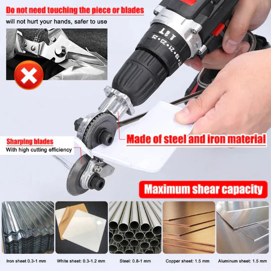 Electric Drill Scissors™ - Transforming a drill into scissors - Image 10