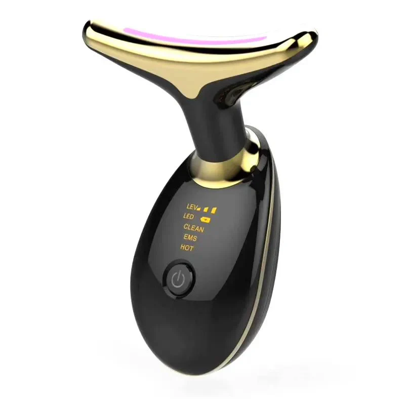 EMS RED LIGHT THERAPY FACE NECK LIFT WRINKLE REMOVER TIGHTEN MASSAGER - Image 12