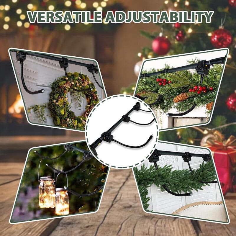 FestivoFlex™ Garland Hanger — Effortless, Damage-Free Holiday Decorating That Lasts Year After Year - Image 2