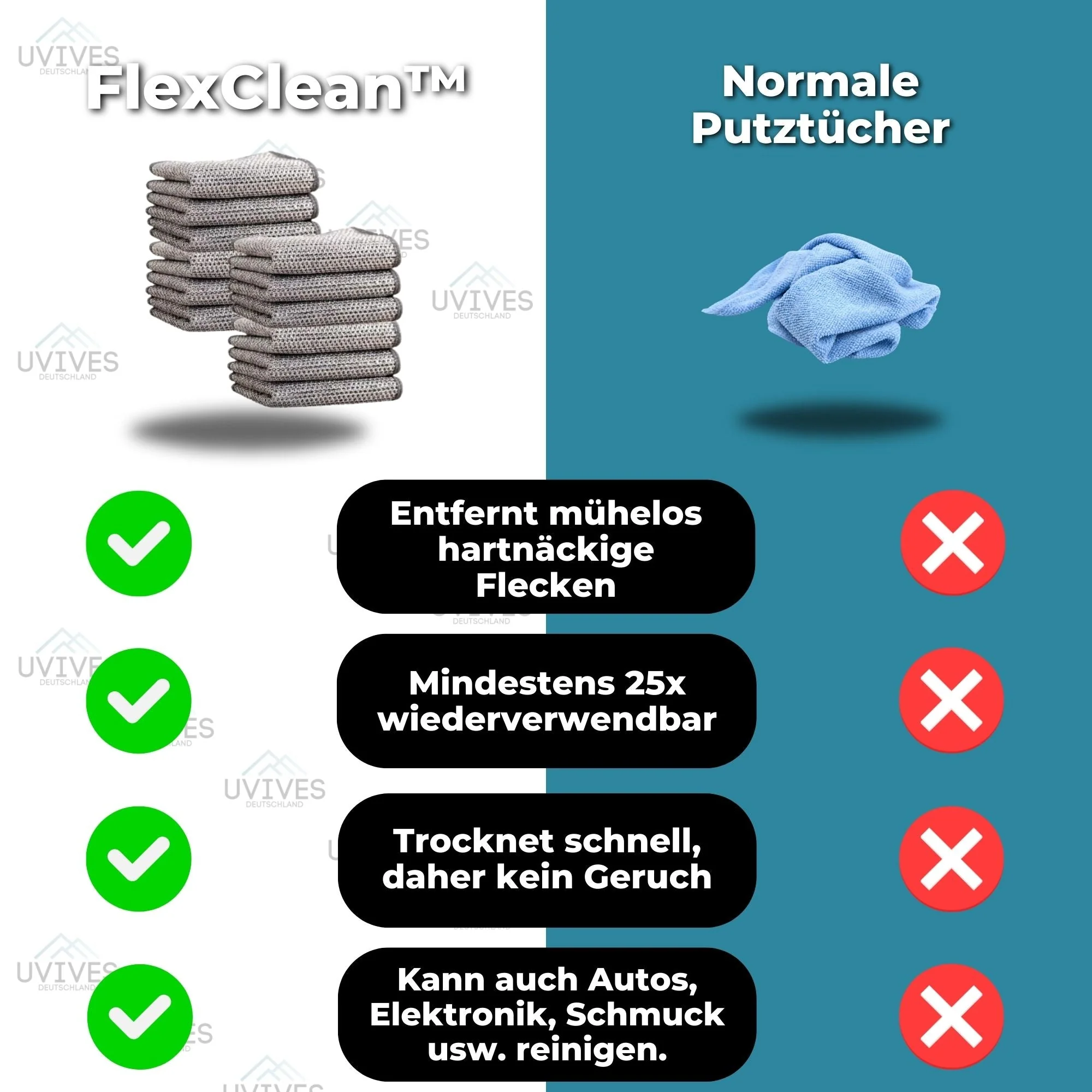 5+5 FREE | FlexClean - Multi-purpose wire cloths for stubborn stains [Last Day Discount] - Image 2