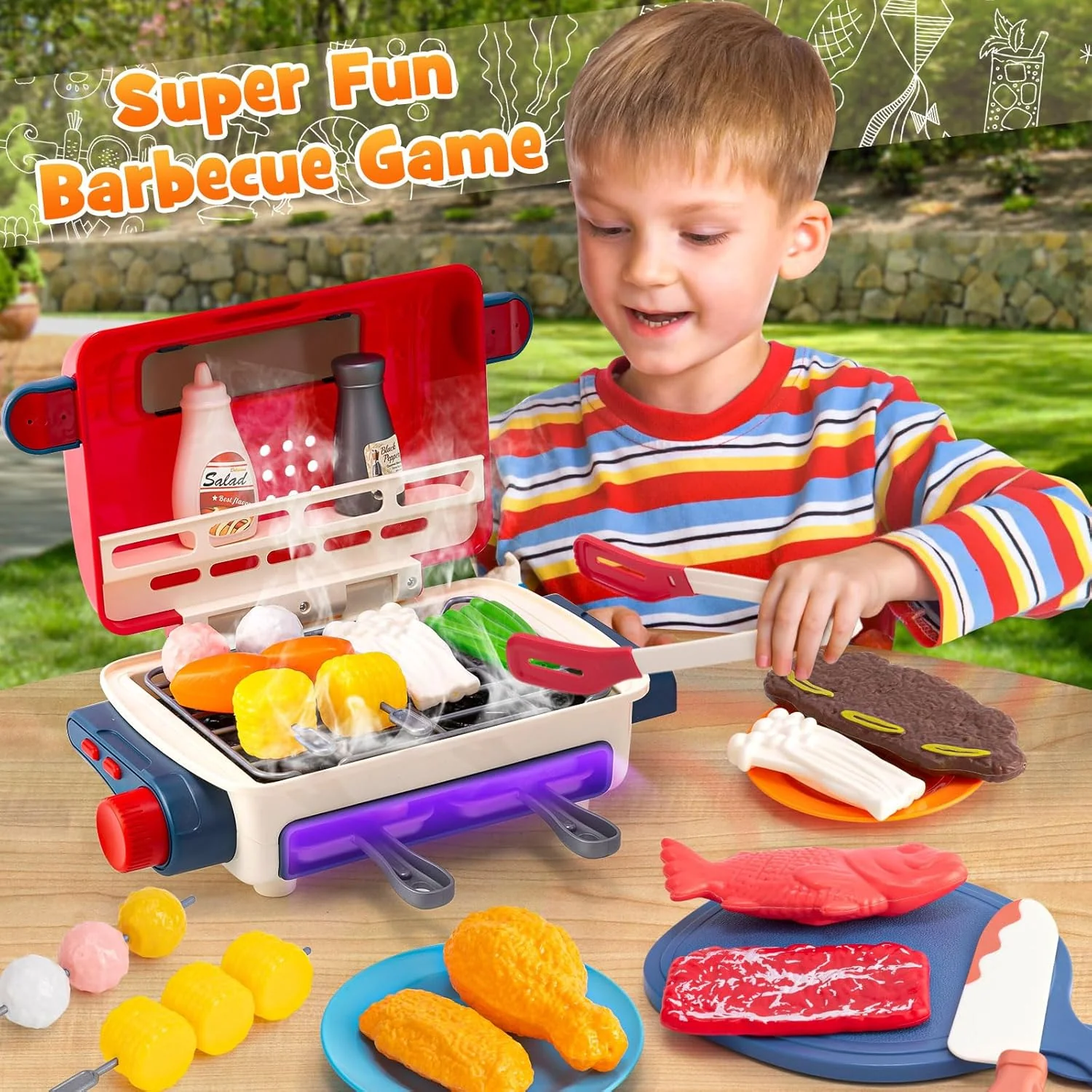GrillMasterPlay™ — Ignite Their Imagination with Magical, Life-Like BBQ Adventures