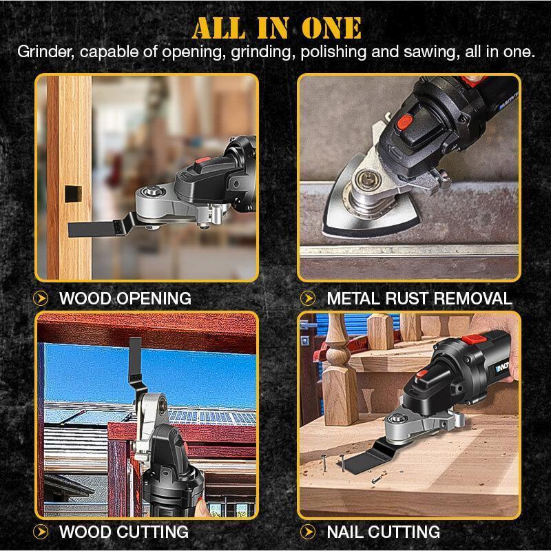 GrindMaster™ | Angle Grinder Conversion Universal Head Set - Image 2