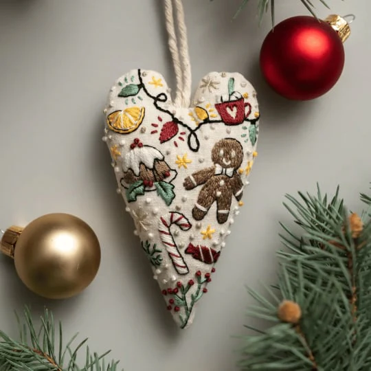 JoyHeart™ Santa Embroidery Kit — Create Heartfelt Holiday Magic with Your Own Hands - Image 3