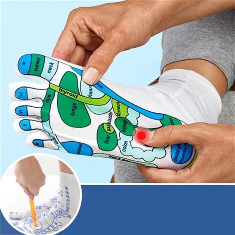 【LAST DAY SALE】Acupressure Reflexology Socks Massage Set - Image 5