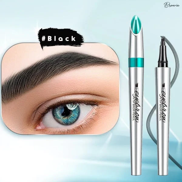 3D Waterproof Eyebrow Pencil Microblading 4 Fork Tip Tattoo Pencil - Image 11