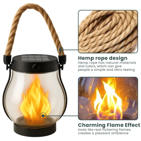 LumaFlick™ Solar Flame Lantern — Transform Your Nights with Cozy, Captivating Glow That Lasts All Evening - Image 2