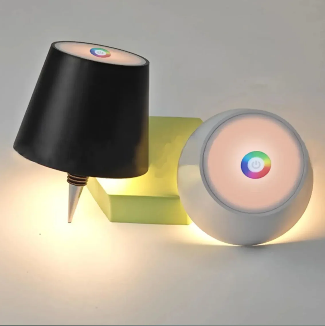LuxeBottle - Wireless LED Table Lamp in Bottle Design - Dimmable | USB | Living Room | Decoration - Image 4