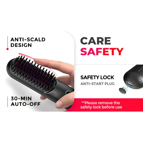 LuxeGlide™ Heat Brush — Transform Frizz into Silky Shine Instantly Without Pain or Damage - Image 6