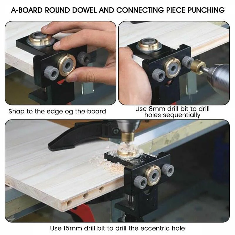 MasterMark™ 3-in-1 Doweling Jig — Nail Perfect Wood Joints That Last a Lifetime - Image 7