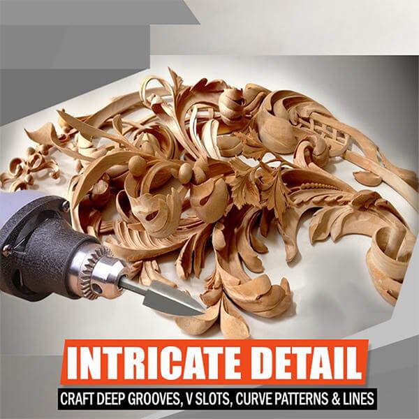 PrecisionEdge™ Engraving Drill Bit Set — Carve Stunning Woodwork with Effortless Precision and Flawless Finishes - Image 5