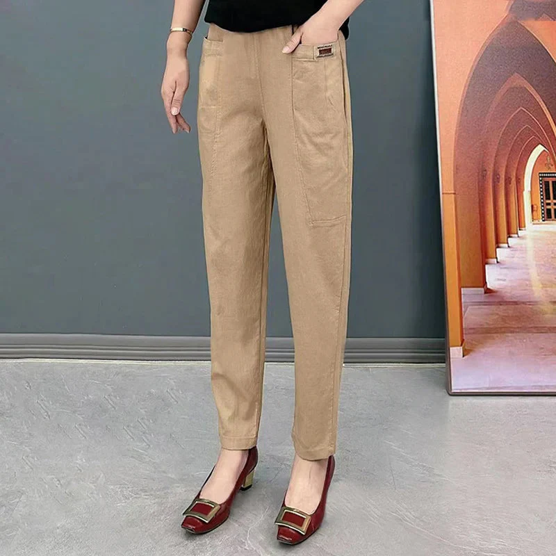 SereniFlex™ Cotton Pants — Move All Day in Cloud-Soft Comfort That Fits Like It’s Made for You - Image 5