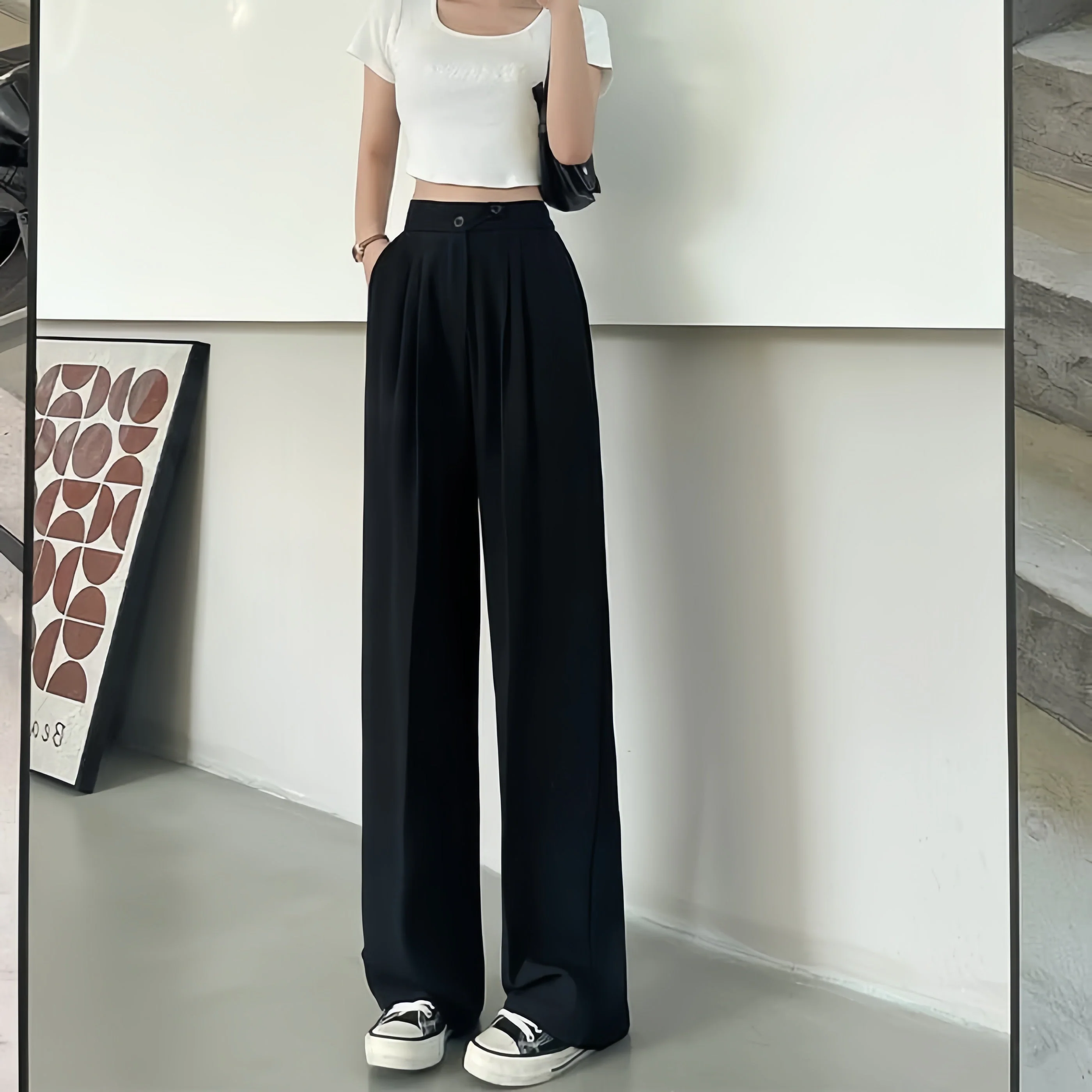 SereniFlex™ Wide Pants — Slip Into All-Day Confidence with Effortless Elegance - Image 2