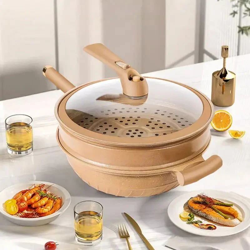 SizzlePro™ Wok — Effortless Flavor-Packed Meals that Save You Time and Kitchen Space - Image 2