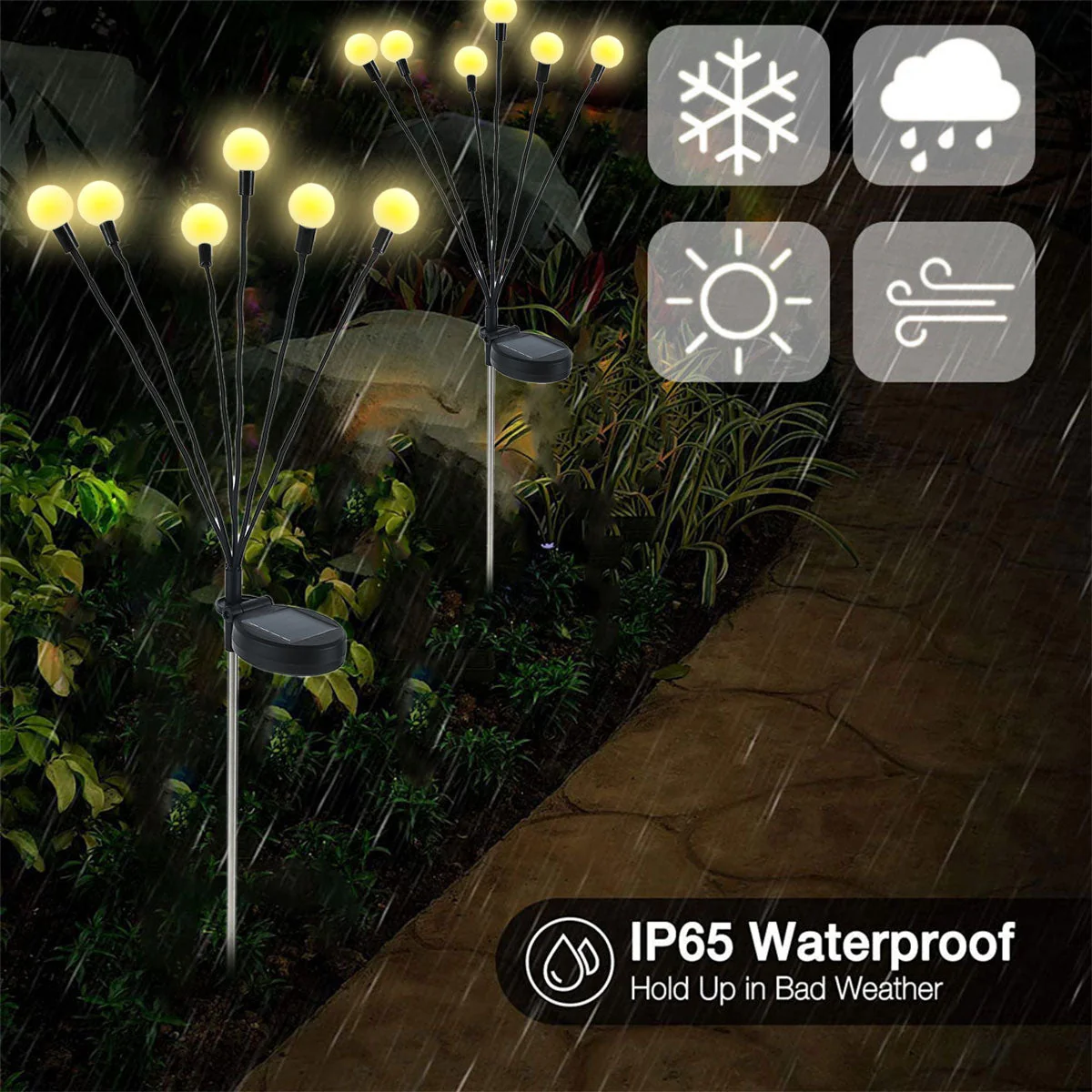 Solar Powered Firefly Lights | Make your outdoor space glow at night - Image 3