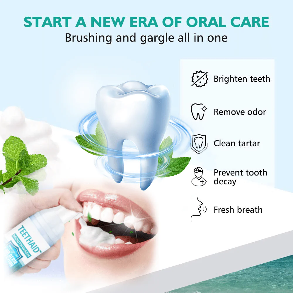 Teethaid™ Pure Herbal Teeth Whitening & Mouth Repair Mousse - Image 3