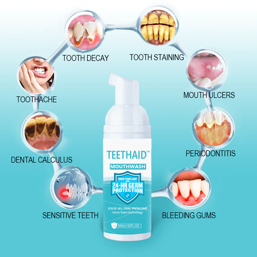 Teethaid™ Pure Herbal Teeth Whitening & Mouth Repair Mousse - Image 4