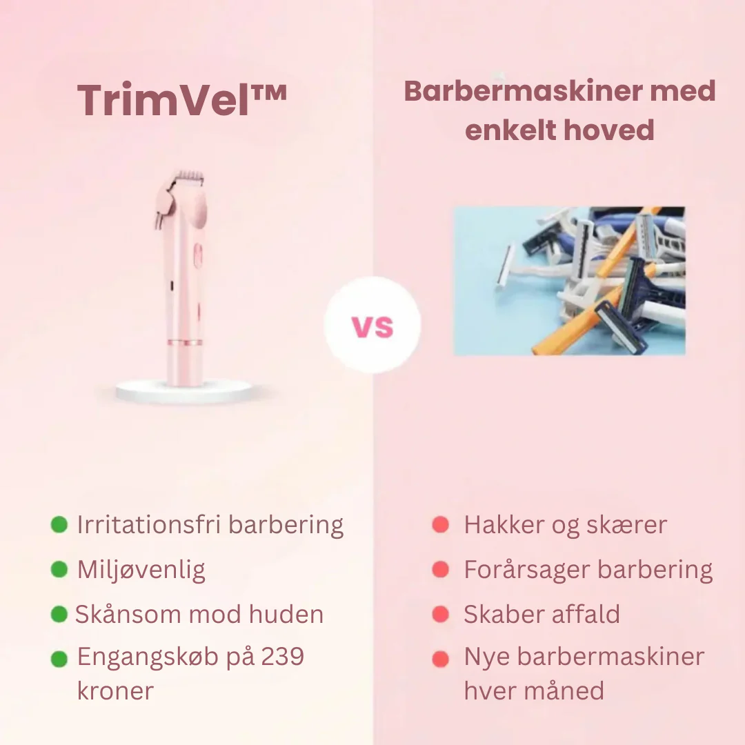 TrimVel | 2 in 1 painless bikini and facial hair trimmer - Image 6