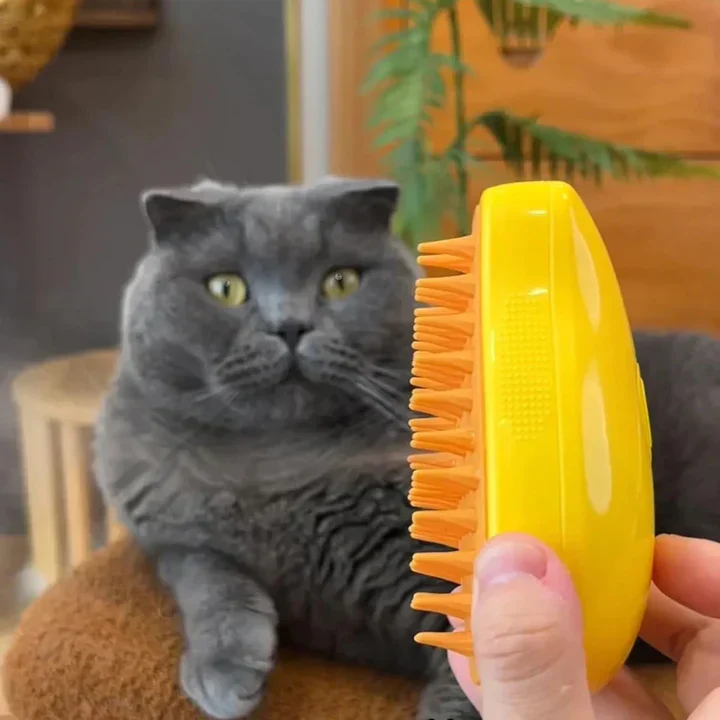 VelvetMist™ Brush — Transform Grooming into a Blissful Escape for Your Cat and a Hair-Free Home - Image 9