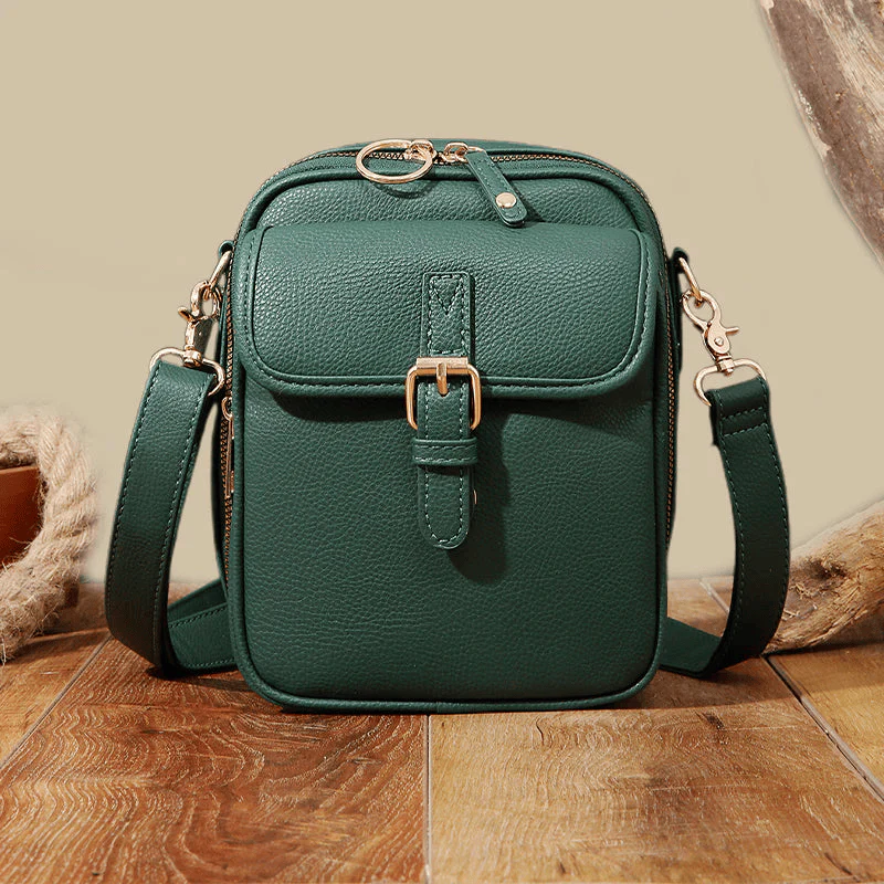 VeronaCove™ Leather Crossbody — Carry Elegance and Effortless Control All Day Long - Image 6