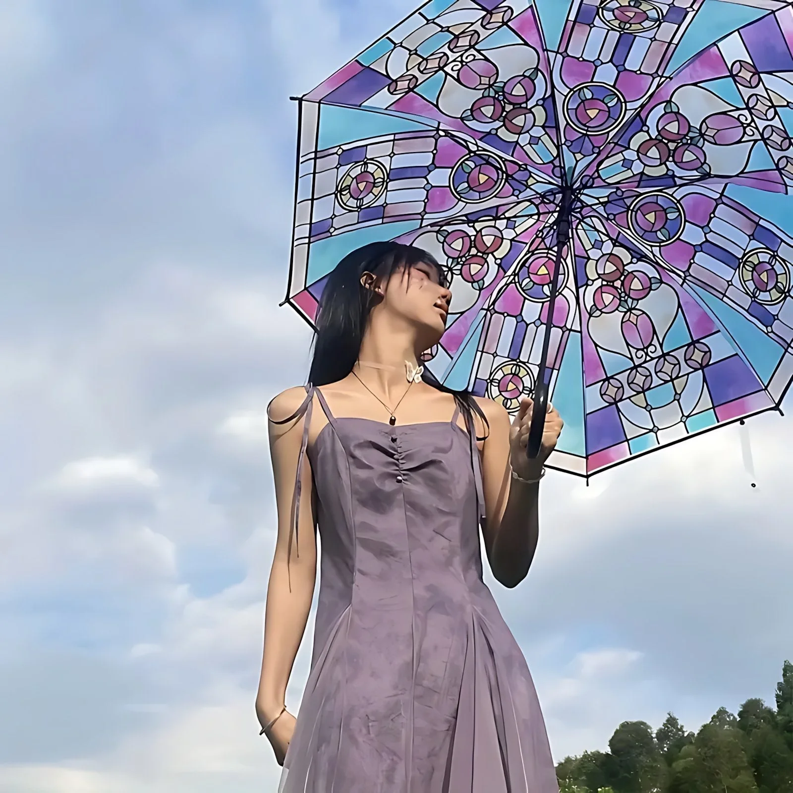 VitraLuxe™ Prism Umbrella — Turn Every Rainy Day into a Dazzling Style Celebration - Image 4
