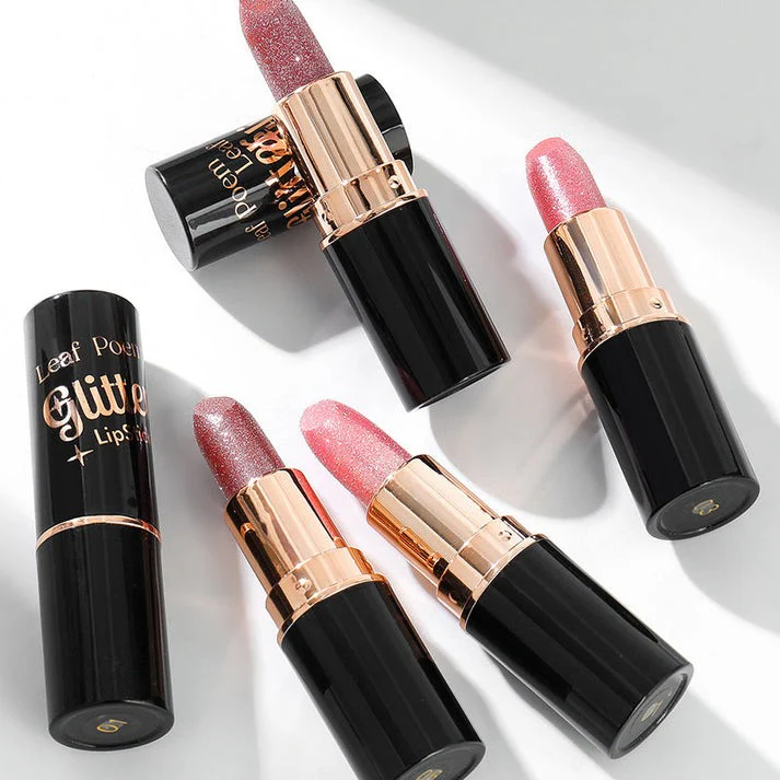Waterproof and moisturizing glitter lipstick - Image 8