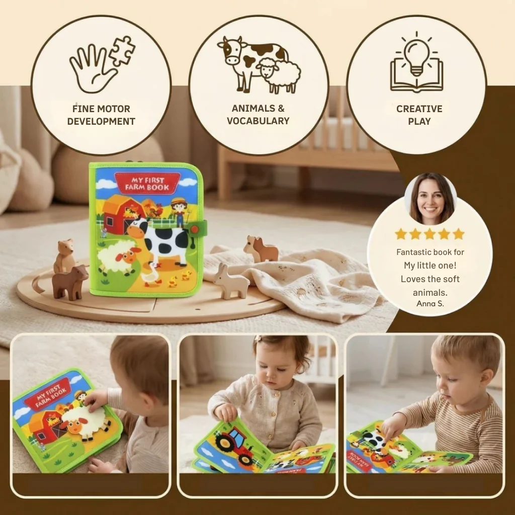 WhimsiFarm™ Learning Adventure Book — Ignite Your Toddler’s Curiosity and Confidence with Every Touch - Image 3