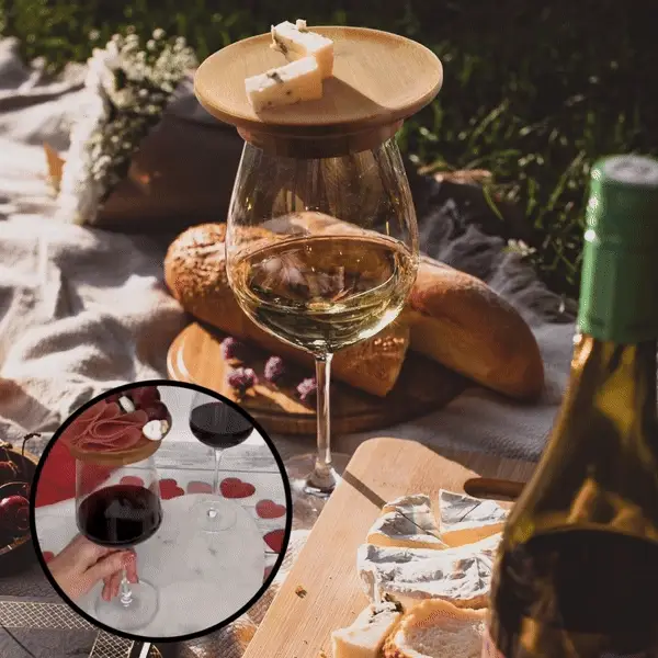 WineDish - wine plate for glass holder
