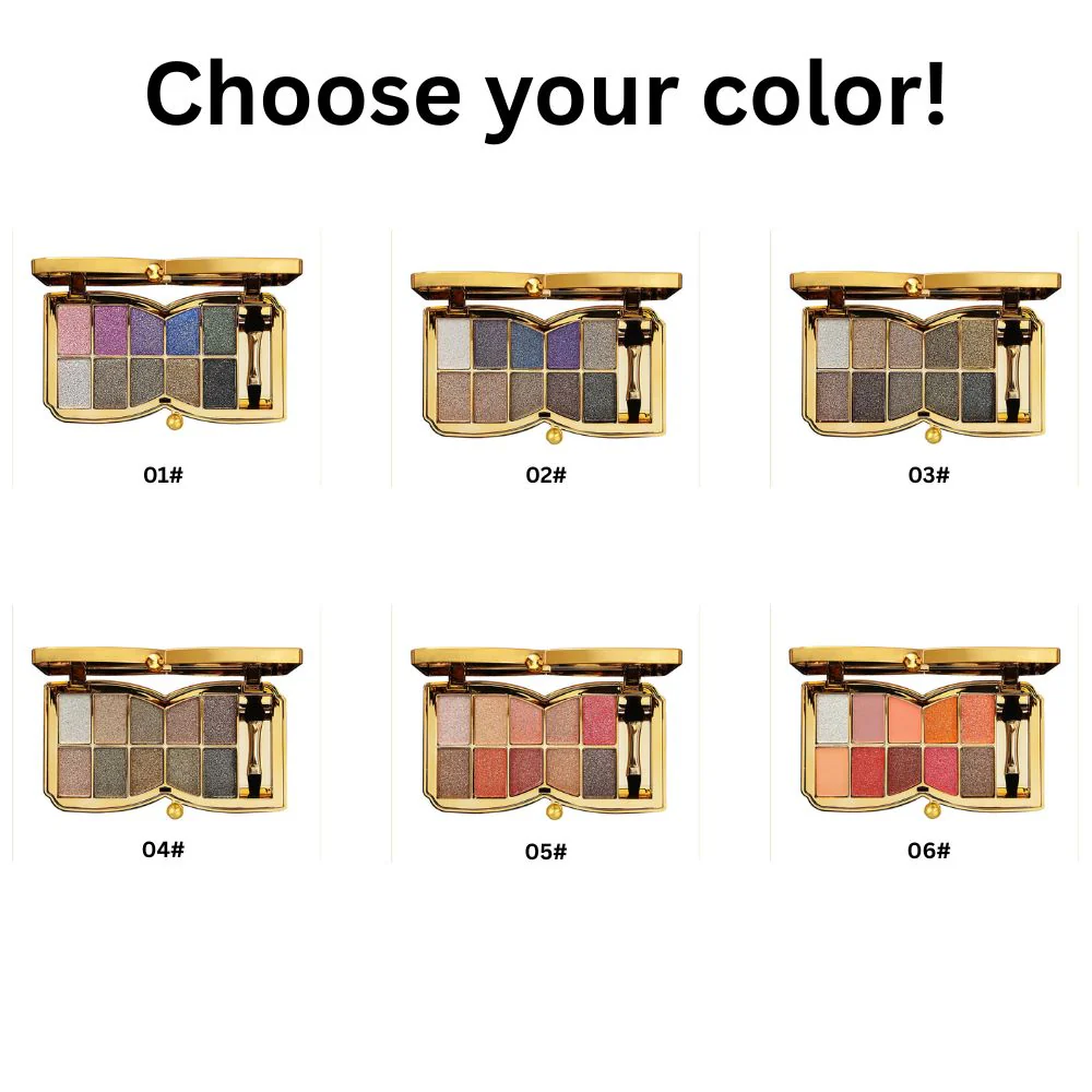 Your Beauty Diary 💟 | 10-color Glitter Eyeshadow Palette✨ - Image 6